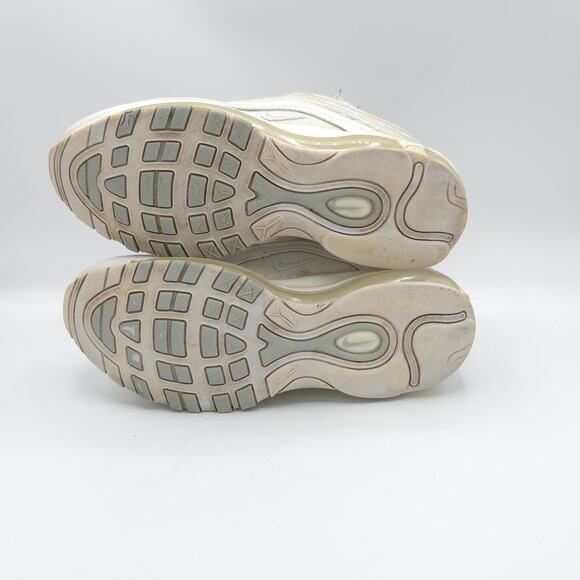 Nike Air Max 97 Triple White Platinum 921733-100 Women Size  Nike Air Max 97 Women\'s 921733-100 Triple White Size 8